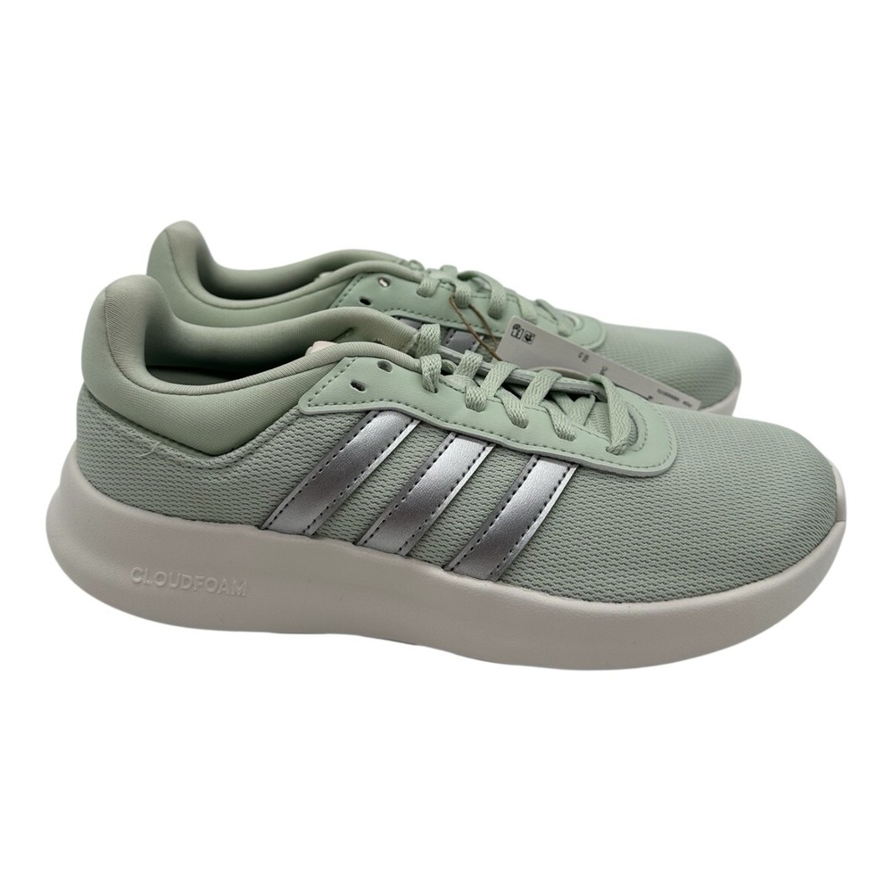 Adidas Lite Racer 4.0 Running Shoes Womens Sz 6‎ Mint Green Sneakers JR8536